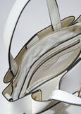 Borsa shopping Bossa in ecopelle BIANCO WHITEBLUE OLTREMARE  Donna immagine n. 4