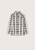 Sonia houndstooth turtleneck BEIGE LANA Woman image number 4