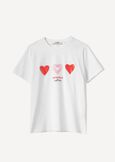T-shirt Sonney in cotone I Love BIANCO WHITE Donna immagine n. 5