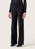 Giorgia technical fabric trousers NERO BLACKBEIGE GESSOBLU Woman image number 3