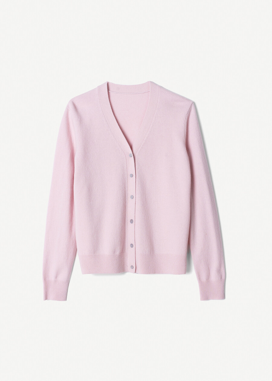 Cardigan Cash in pura lana CELESTE FIORDALISOROSA Donna , immagine n. 5