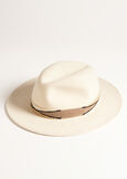 Chiara wide-brim wool hat BEIGE LATTE Woman image number 2