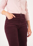 Pantalone in velluto Cindy-T BLU MIDNIGHTVIOLA VINACCIA Donna immagine n. 3