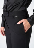 Pantaloni Giorgia ampi bi-stretch NERO BLACKBEIGE GESSOBLU Donna immagine n. 4