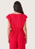Top Tessa 100% rayon ROSSO CARPETBLU ABISSO Donna immagine n. 3