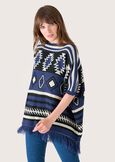 Poncho Mariam in maglia  Donna immagine n. 1