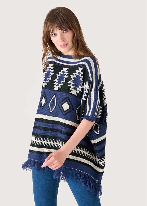 Mariam knitted poncho  Woman null