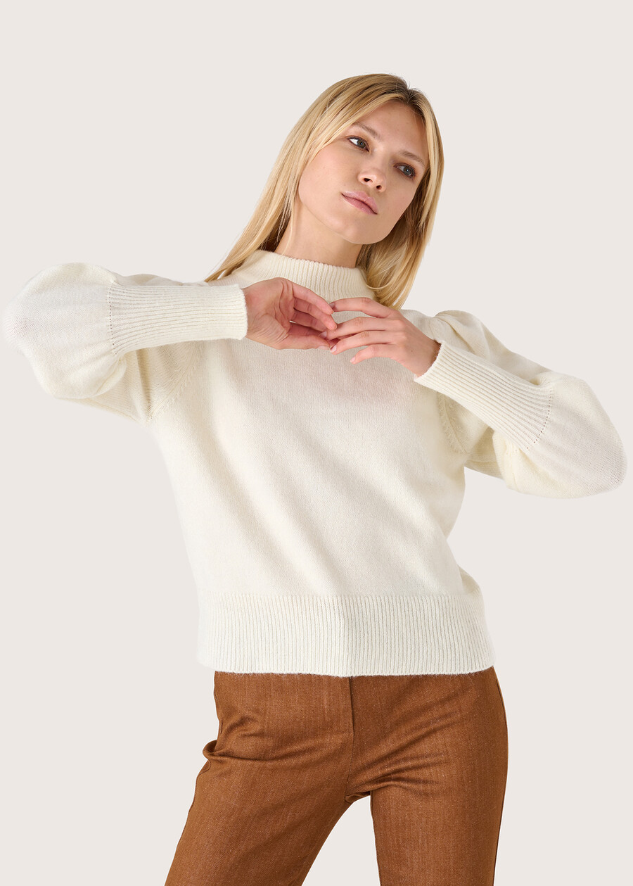 Marylin turtleneck jersey BEIGE LANA Woman , image number 1