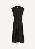 Abito Alis Chemisier Longuette BIANCO BURRONERO BLACK Donna immagine n. 5