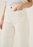 Pantaloni Daffy denim larghi BIANCO WHITEBLU Donna immagine n. 3