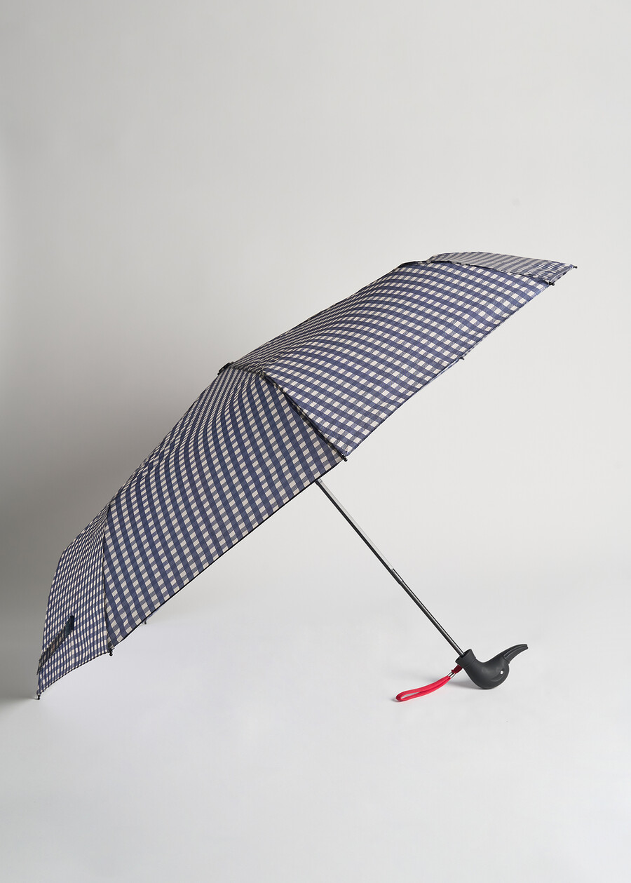 Vichy umbrella with duck handle BLU Woman , image number 3