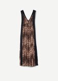 Armenia 100% viscose long dress MARRONE JAVA Woman image number 6