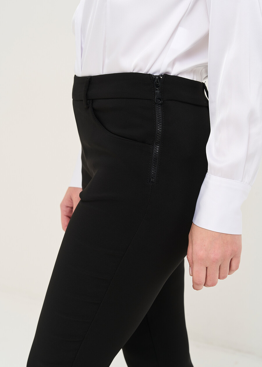 Pantaloni Scarlett skinny tessuto tecnico NERO BLACK Donna , immagine n. 3