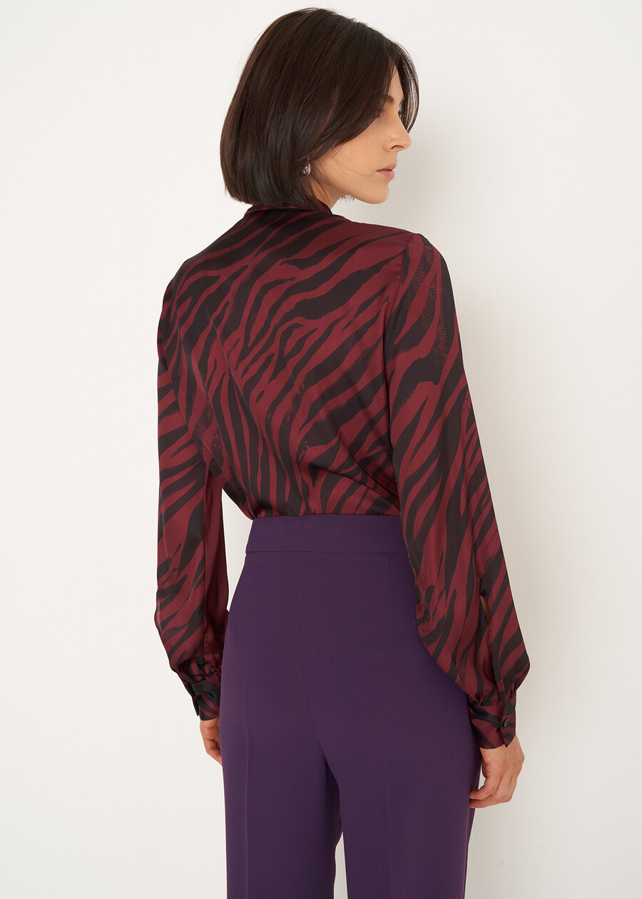 Calyd tribal print shirt VIOLA PURPLE Woman , image number 3