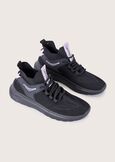 Samira sneakers in technical fabric NERO BLACK Woman image number 1