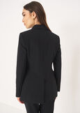 Ghibli double-breasted tuxedo jacket NERO BLACK Woman image number 3