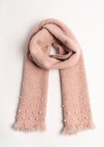 Gift Idea – Pearl-Detail Scarf e Matching Beanie ROSACELESTE FIORDALISO Woman image number 3