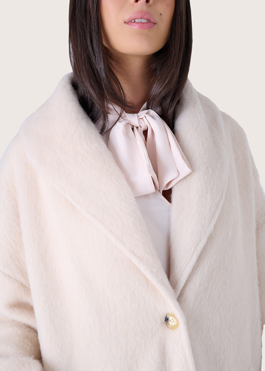 Cappotto Clark effetto pelo BEIGE LANA Donna , immagine n. 2