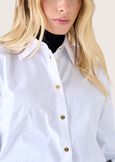 Charly 100% cotton shirt BIANCO WHITE Woman image number 2
