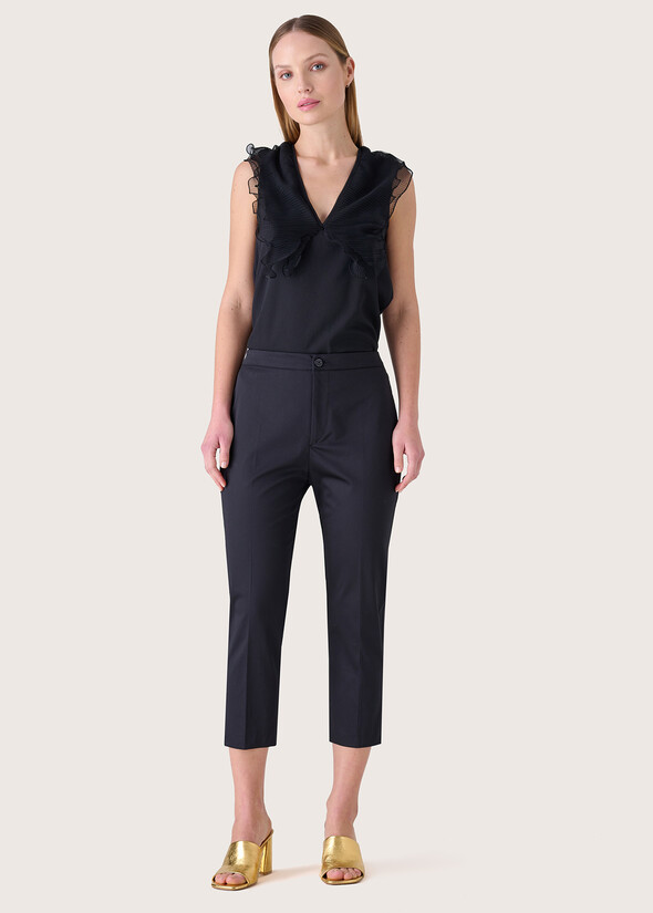 Scherma cotton Capri trousers BIANCONERO Woman null