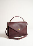 Blinny satchel-style faux leather bag NERO BLACKROSSO CHIANTI Woman image number 1