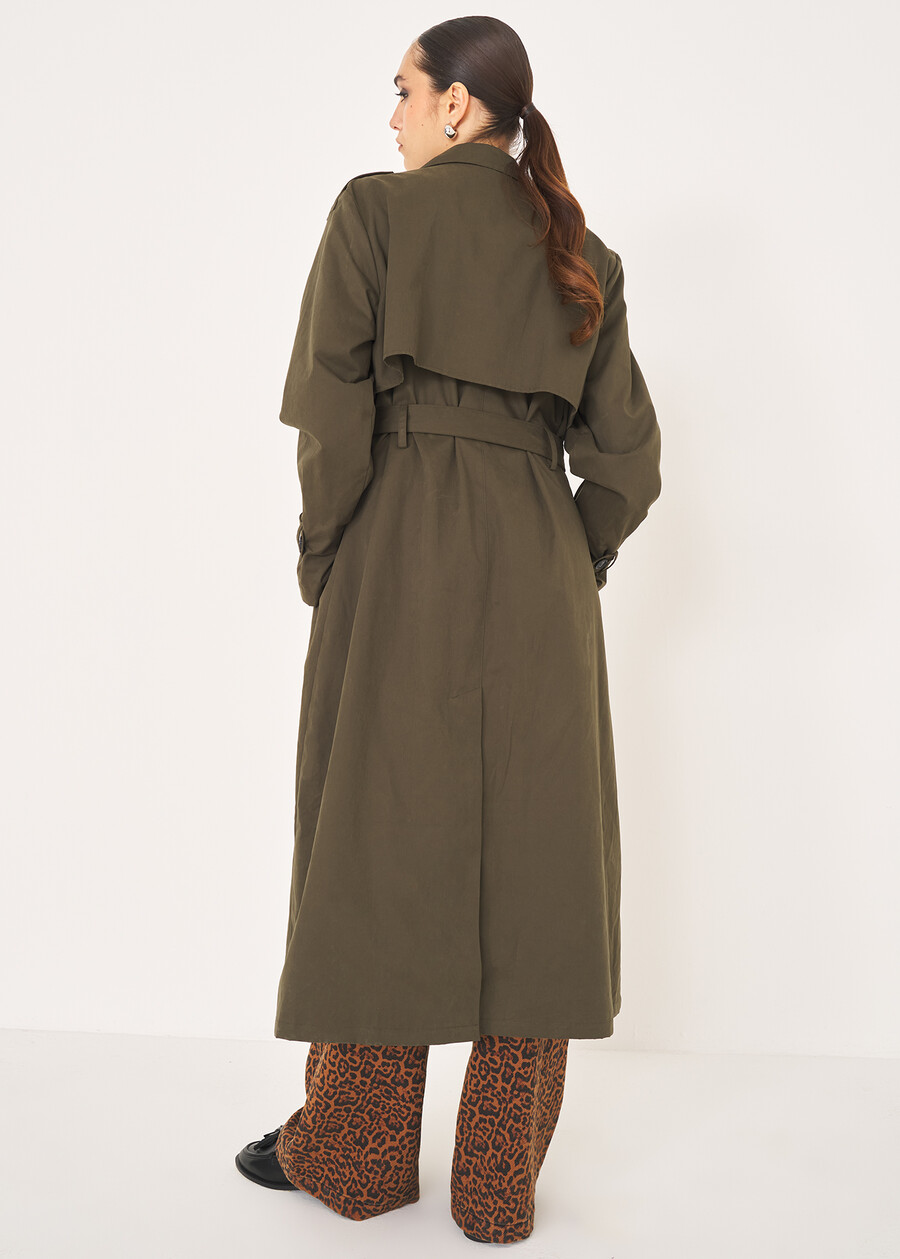Trench Thomas oversize VERDE ALGA Donna , immagine n. 6