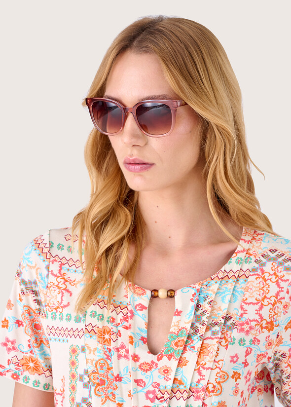 Occhiali da sole con lente sfumata NEROROSA SILK Donna null