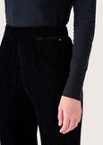 Victoria velvet trousers NERO BLACK Woman image number 4