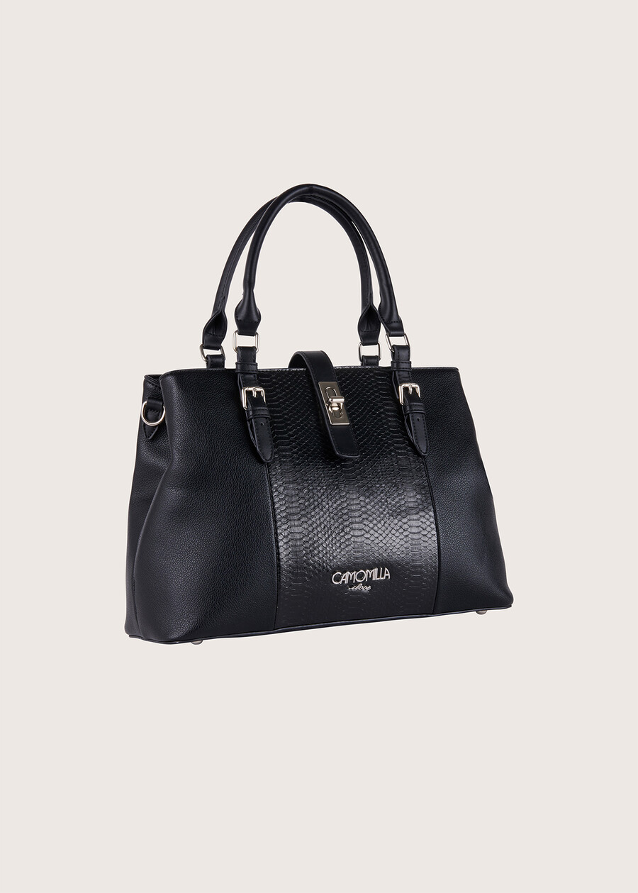 Baraka multicompartment bag NERO BLACKMARRONE CARAMELLO Woman , image number 1