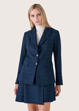 Giacca Giselle fantasia check BLUE OLTREMARE Donna immagine n. 2