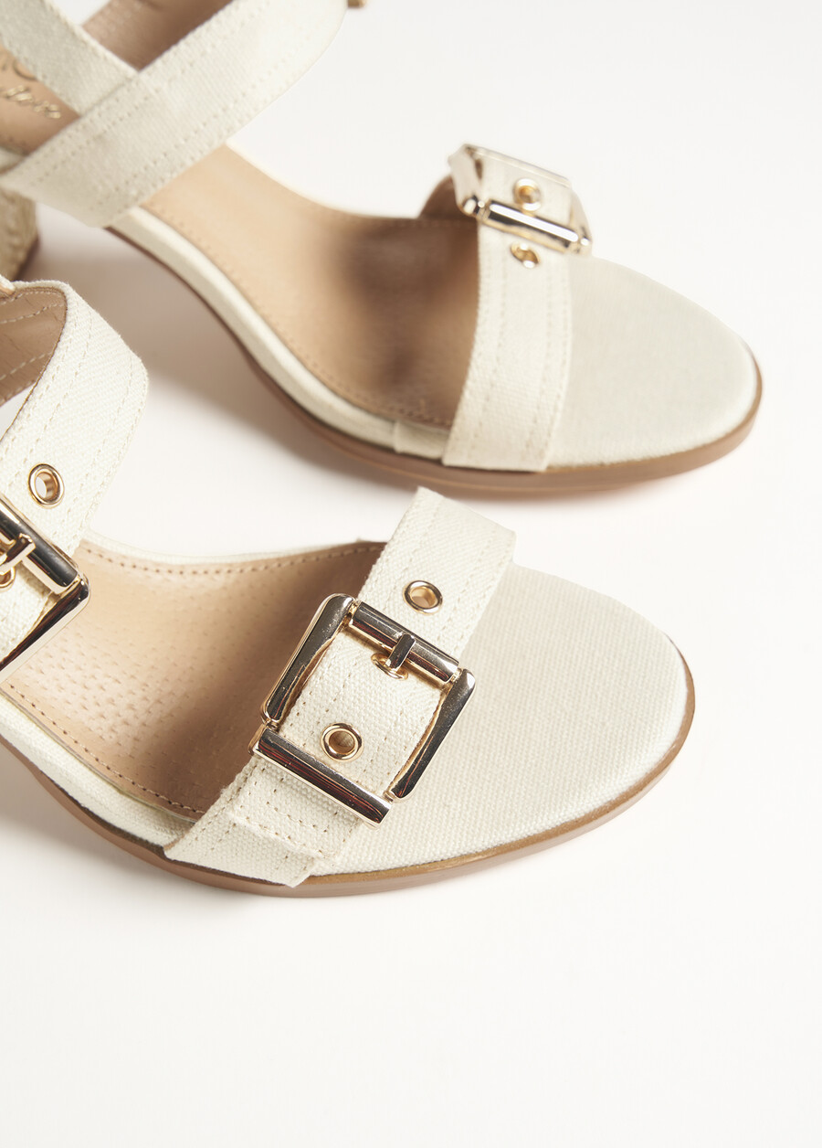 Surly canvas sandal BEIGE LATTE Woman , image number 4