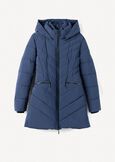 Piky padded jacket with belt BLU MIDNIGHTOYSBL Woman image number 7