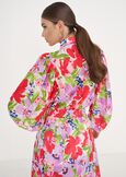 Camicia Cheryl con fantasia a fiori BIANCO WHITE Donna immagine n. 3