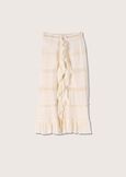 Giada 100% cotton long skirt BIANCO Woman image number 6