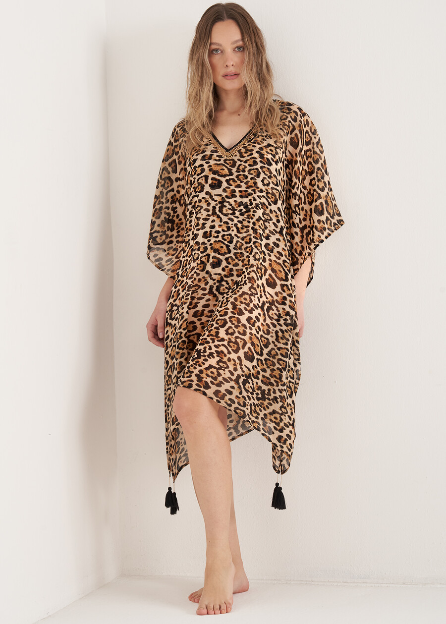 Kaftano Bacula Animalier NERO BLACK Donna , immagine n. 1