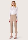 Pantalone Perseo con filetto BEIGEBIANCONERO Donna immagine n. 1