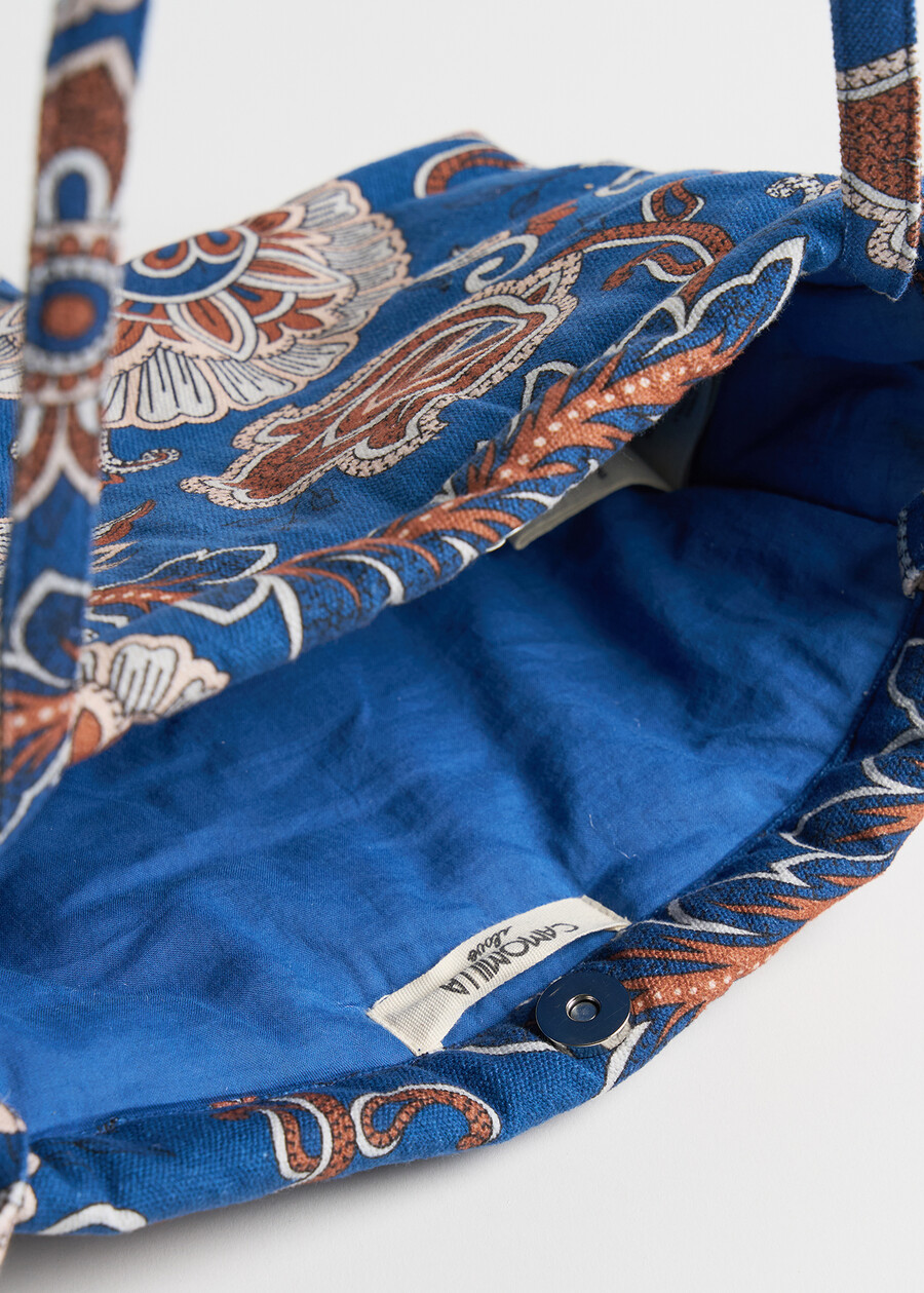 Tracolla Baylor cotone fantasia BLU Donna , immagine n. 5