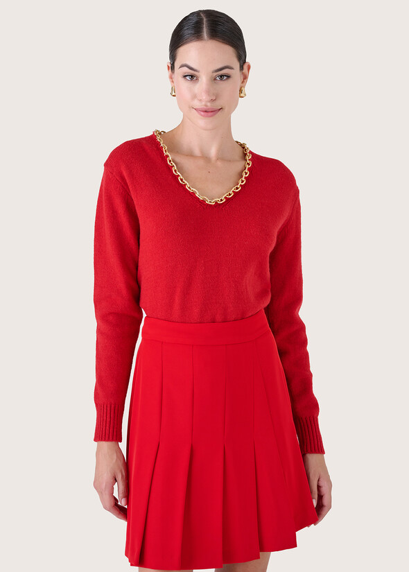 Maglia Malawi con catena ROSSO Donna null