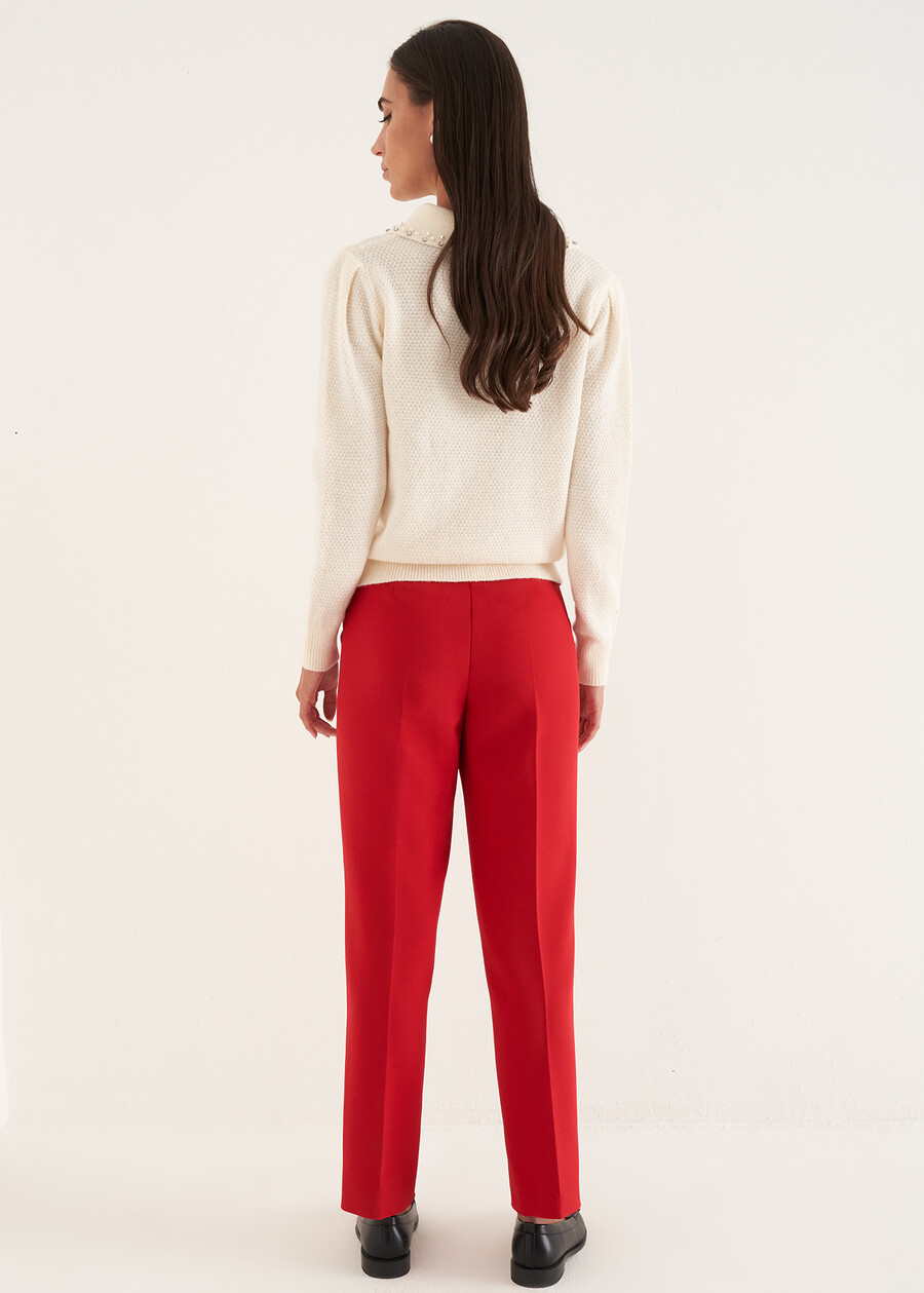 Pantalone Alice-L a sigaretta ROSSO Donna , immagine n. 4
