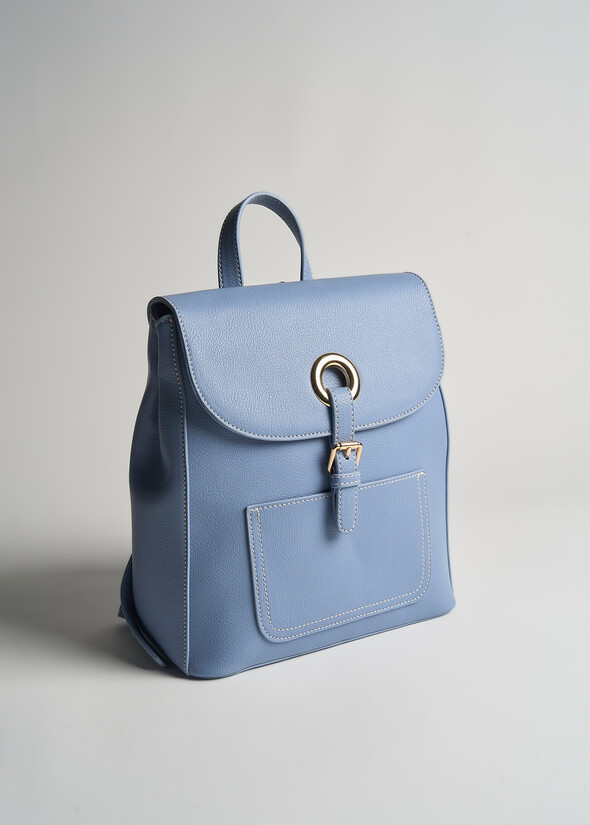 Zaino Balou in ecopelle stampa cervo AZZURO AZZURRO Donna null