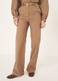 Pantalone Clair in cotone CELESTE FIORDALISOBEIGE Donna immagine n. 2