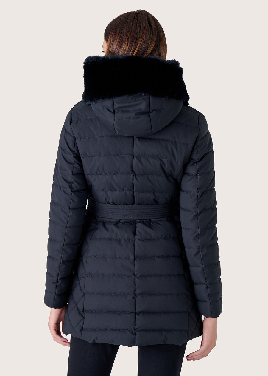 Pica long down jacket NERO BLACKBEIGE GESSO Woman , image number 3