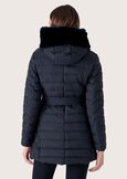 Pica long down jacket NERO BLACKBEIGE GESSO Woman image number 3
