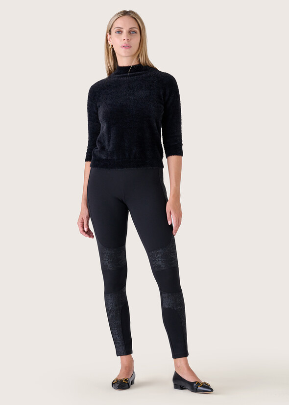 Leggings Loren in rayon NERO BLACK Donna null