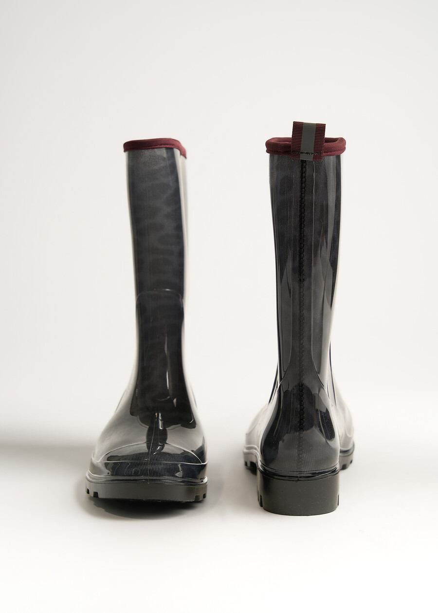 Rasha animalier rain boots NERO Woman , image number 4