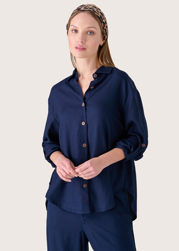 Camicia Cassidy 100% rayon BLU MARINA Donna null