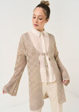 Cardigan lungo Carina in lurex GOLD Donna immagine n. 1