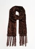 Sciarpa Shannon animalier devoré MARRONE CAFFEVIOLA PRUGNA Donna immagine n. 2