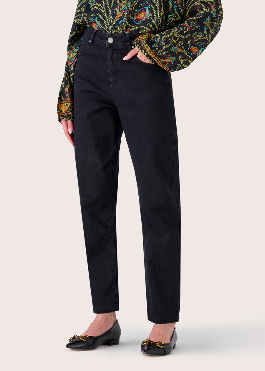 Pantalone Kate in denim di cotone DENIMNERO BLACK Donna , immagine n. 3