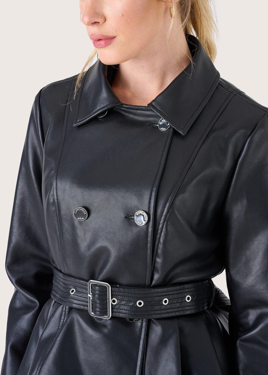 Giubbotto Galles in ecopelle NERO BLACK Donna , immagine n. 2